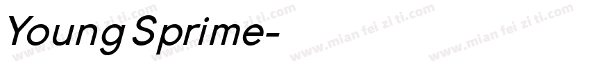 Young Sprime字体转换